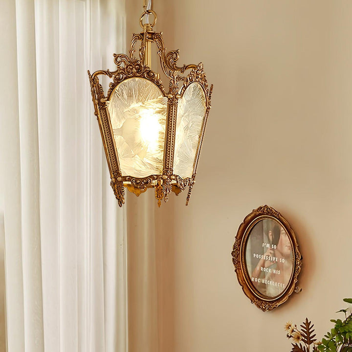 Lustra Lampe Pendante Laiton Empire Antique Élégante - Neutralighting