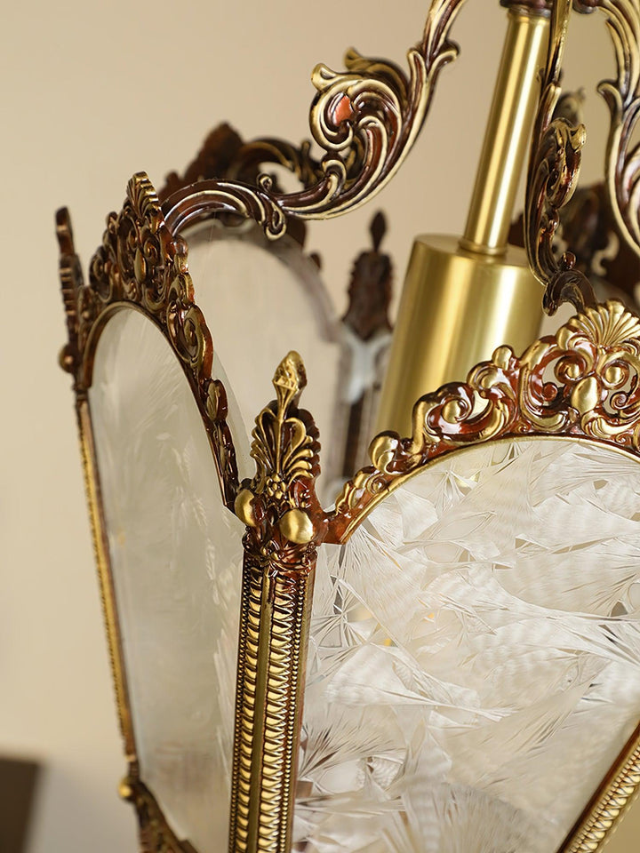 Lustra Lampe Pendante Laiton Empire Antique Élégante - Neutralighting