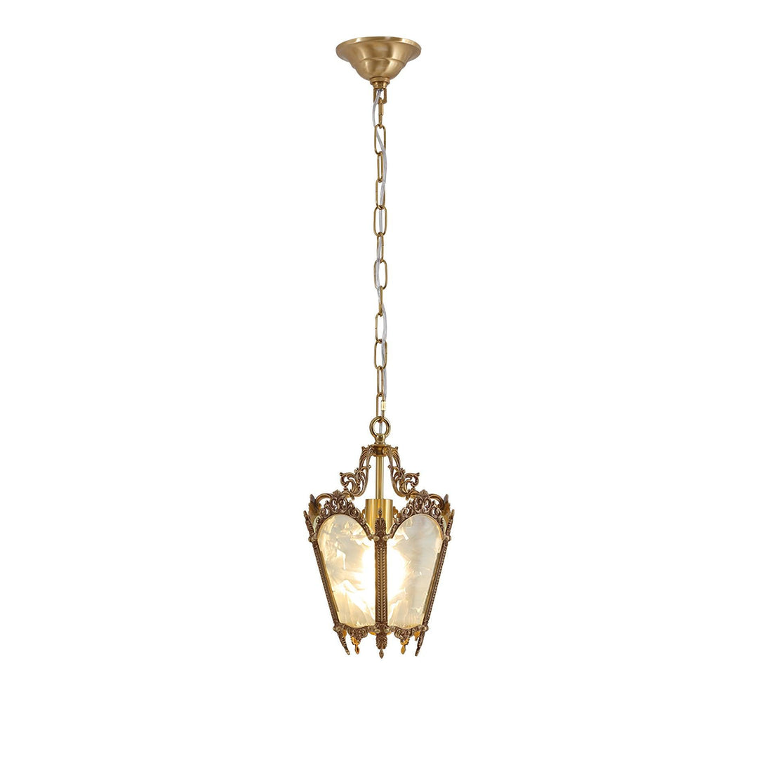 Lustra Lampe Pendante Laiton Empire Antique Élégante - Neutralighting
