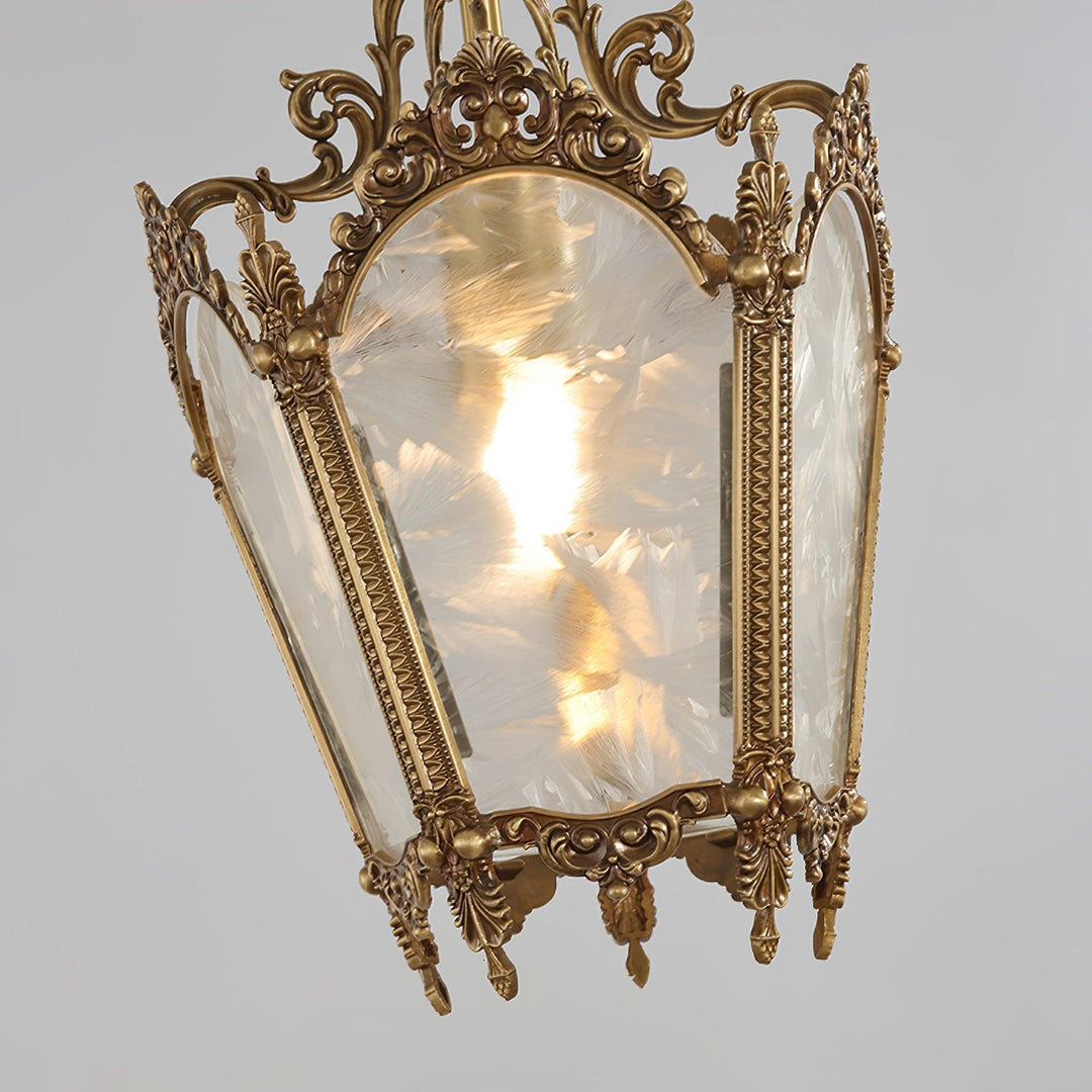Lustra Lampe Pendante Laiton Empire Antique Élégante - Neutralighting