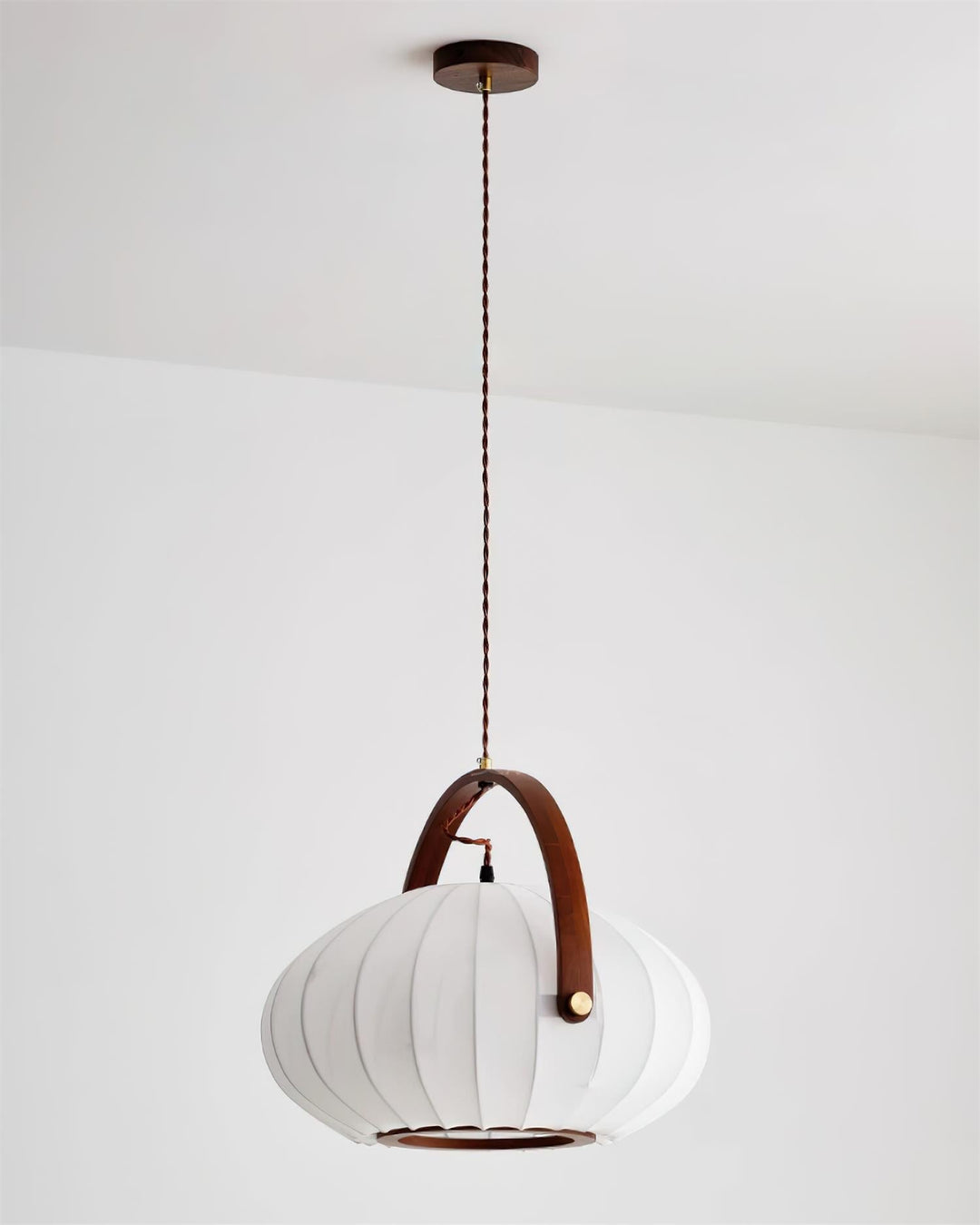 Antonio Suspension Plissé Tissu Lanterne Organique - Neutralighting
