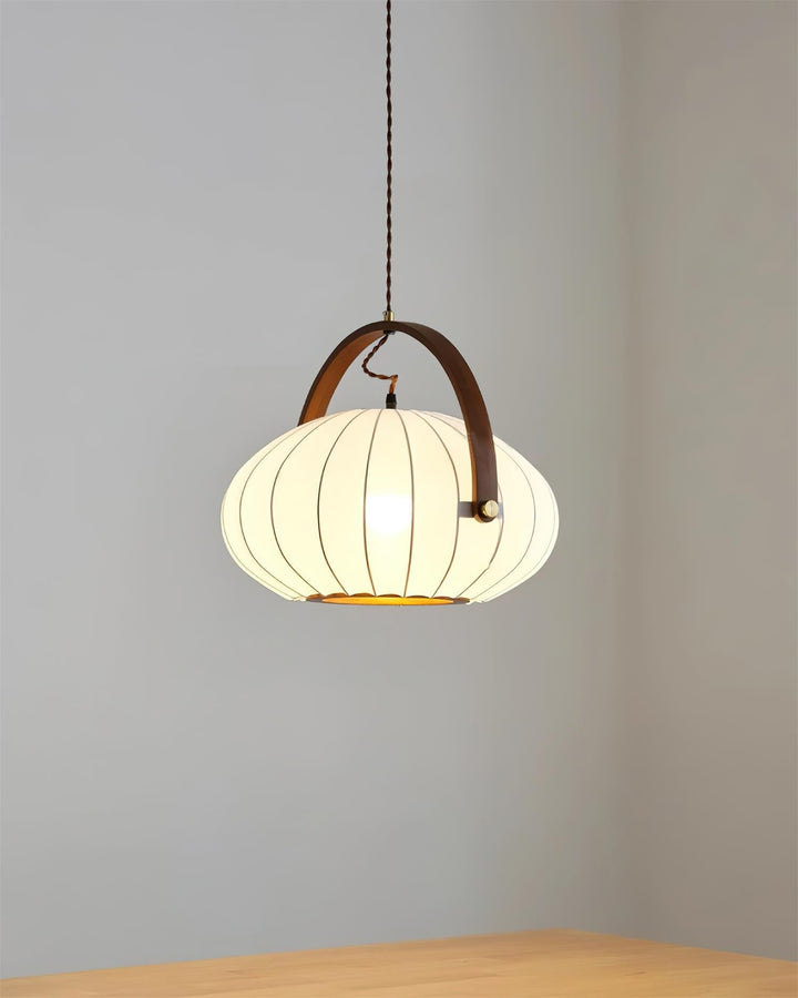Antonio Suspension Plissé Tissu Lanterne Organique - Neutralighting
