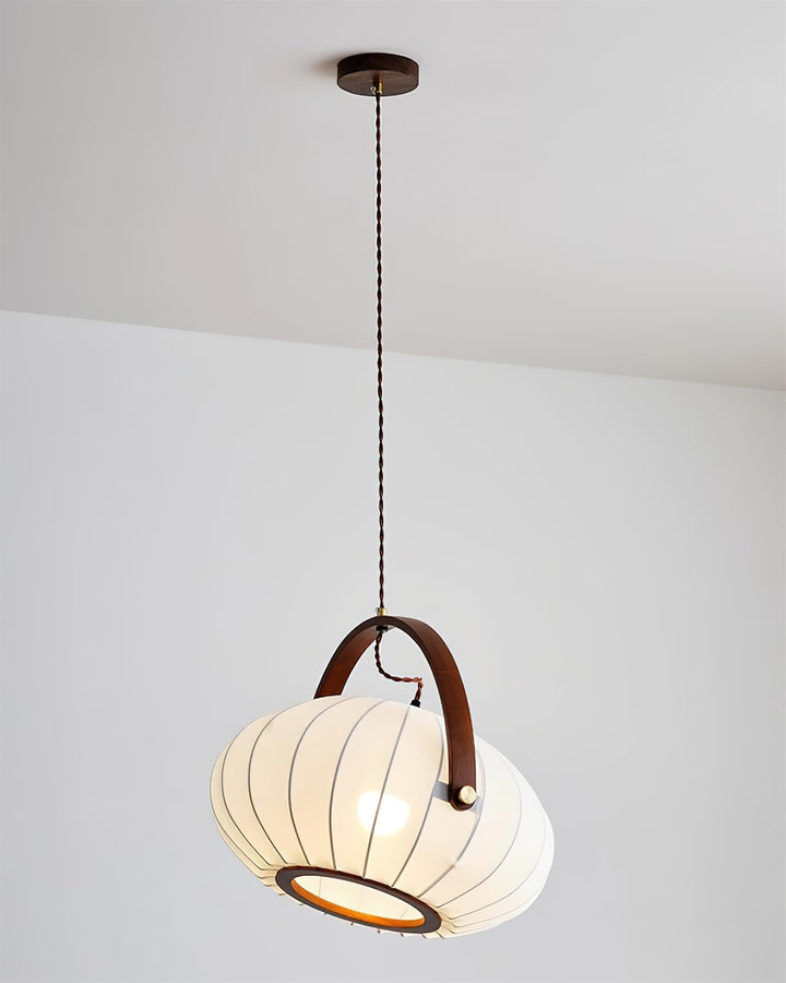 Antonio Suspension Plissé Tissu Lanterne Organique - Neutralighting