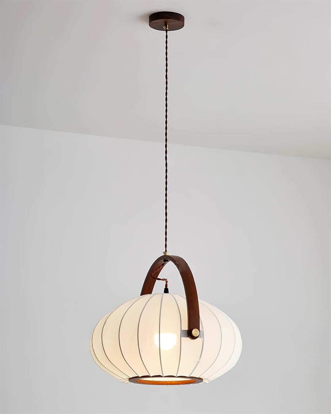 Antonio Suspension Plissé Tissu Lanterne Organique - Neutralighting