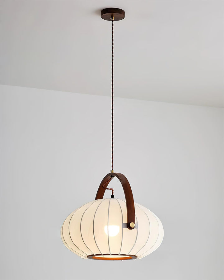 Antonio Suspension Plissé Tissu Lanterne Organique - Neutralighting