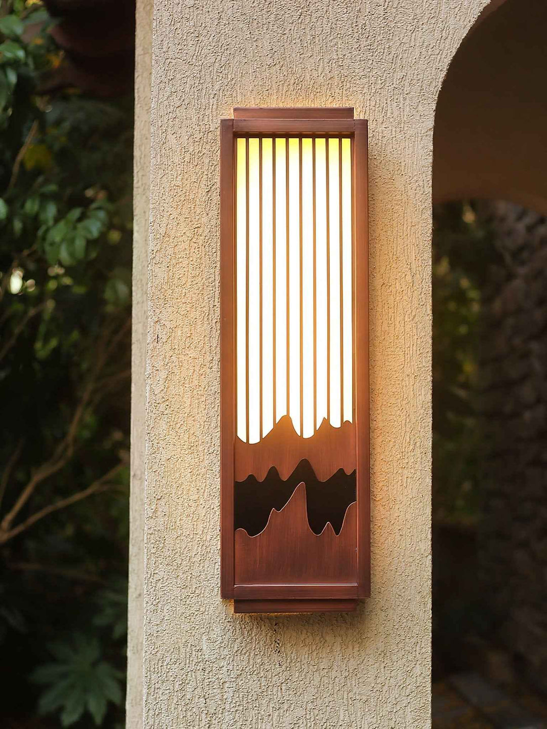 Maya Acier 22cm Blanc LED