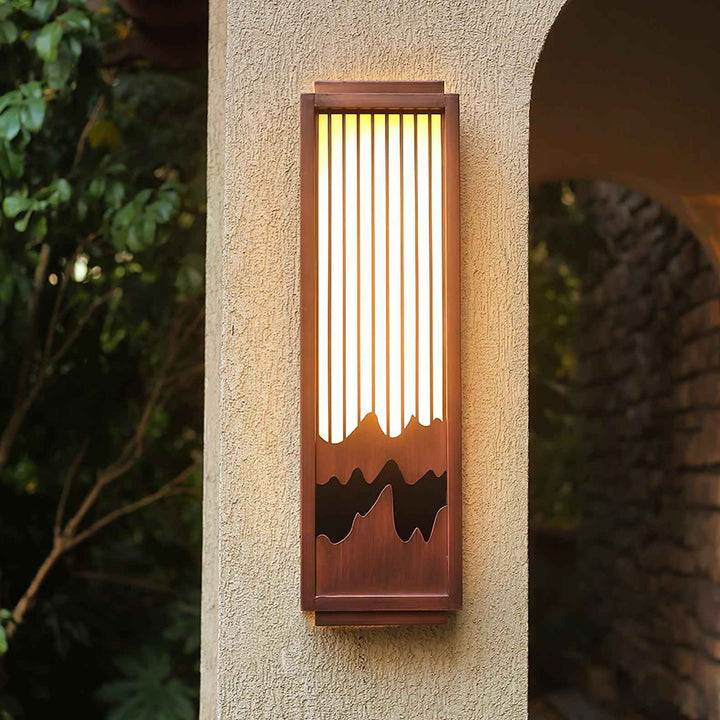 Maya Acier 22cm Blanc LED