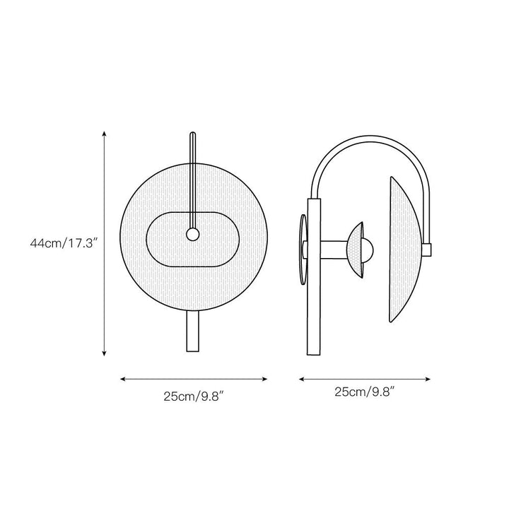 Norduvyn Applique Murale En Métal Et Verre Style Minimaliste Moderne - Neutralighting