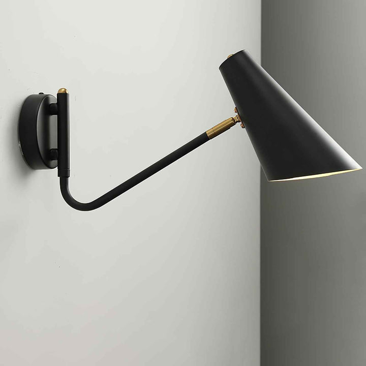 Amaris Acier 42cm Noir LED