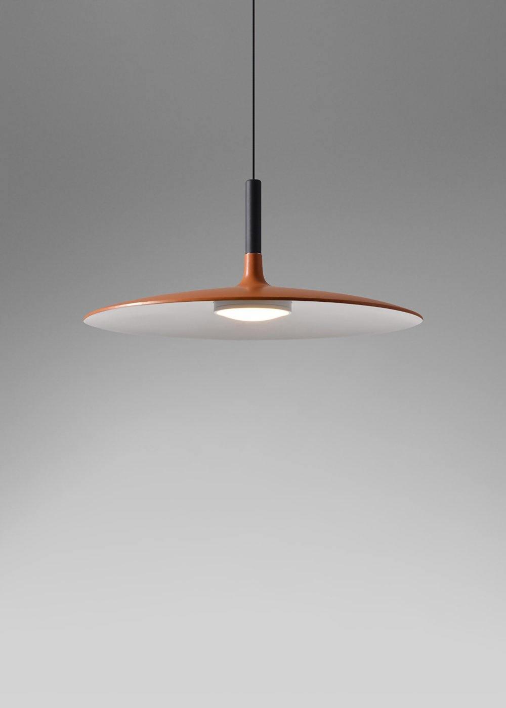 Lustra Suspension Lampe Disque Plat en Aluminium - Neutralighting