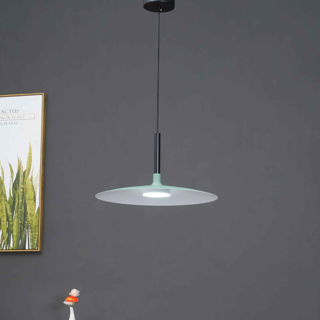 Lustra Suspension Lampe Disque Plat en Aluminium - Neutralighting