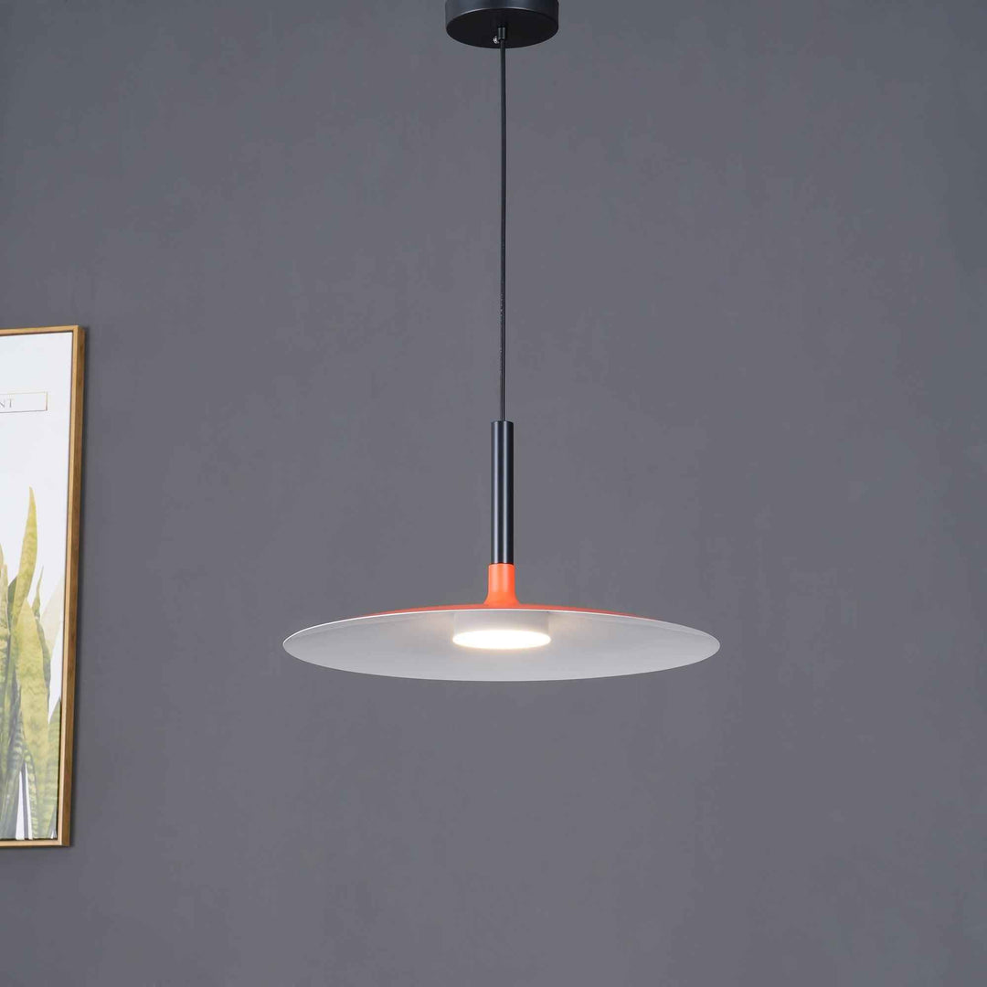 Lustra Suspension Lampe Disque Plat en Aluminium - Neutralighting