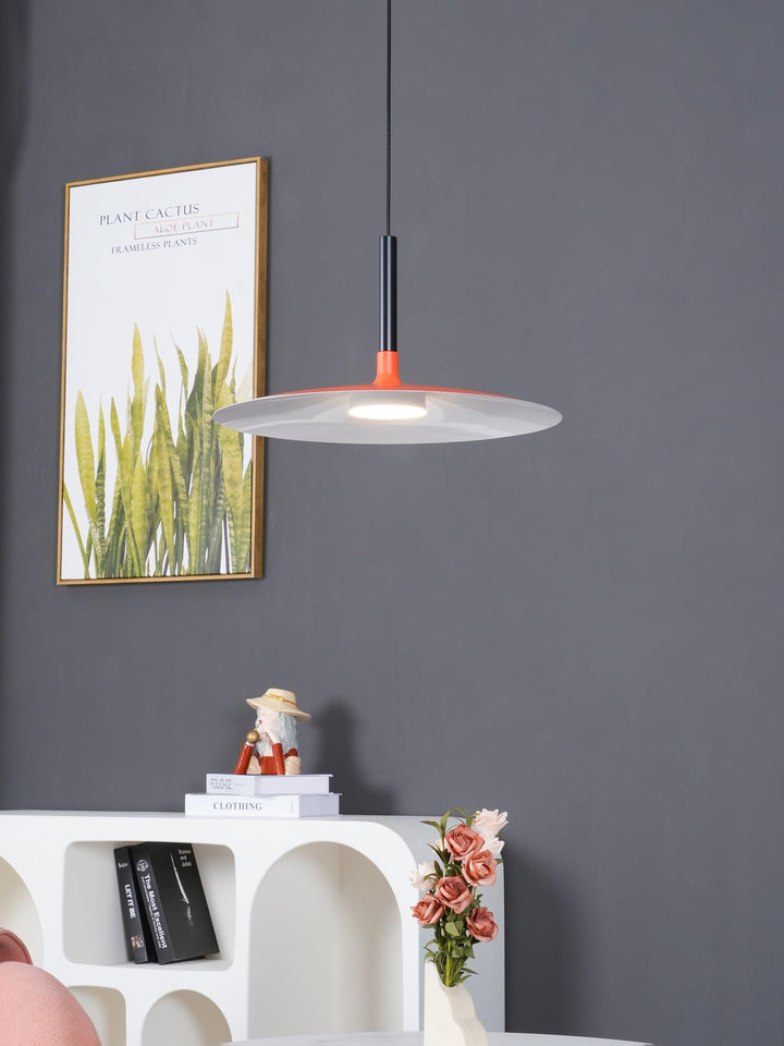 Lustra Suspension Lampe Disque Plat en Aluminium - Neutralighting