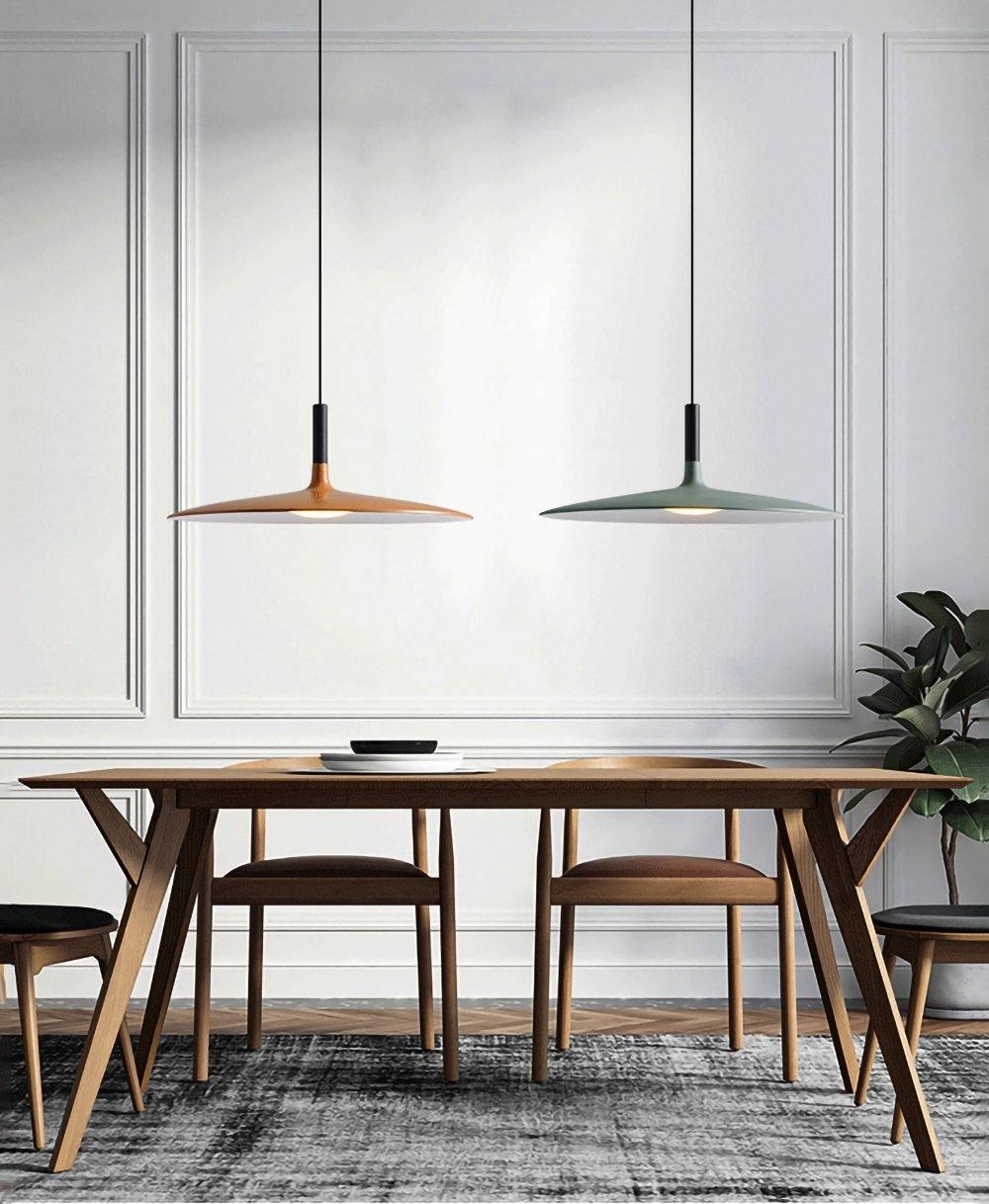 Lustra Suspension Lampe Disque Plat en Aluminium - Neutralighting