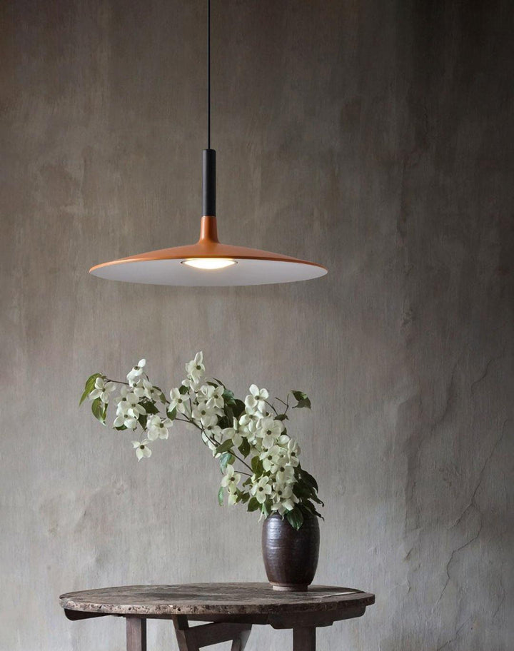Lustra Suspension Lampe Disque Plat en Aluminium - Neutralighting