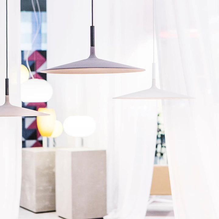 Lustra Suspension Lampe Disque Plat en Aluminium - Neutralighting