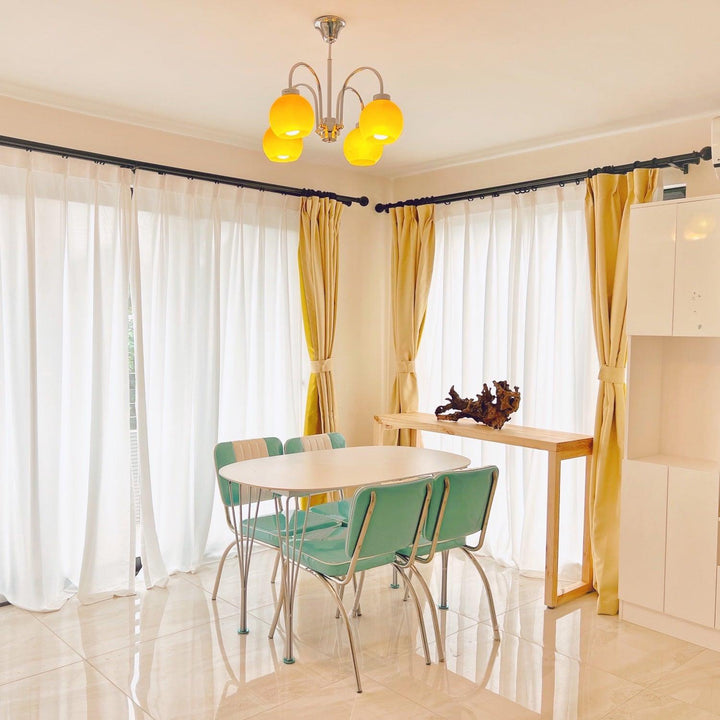 Lustra Chandelier Boules en Verre Jaune - Neutralighting