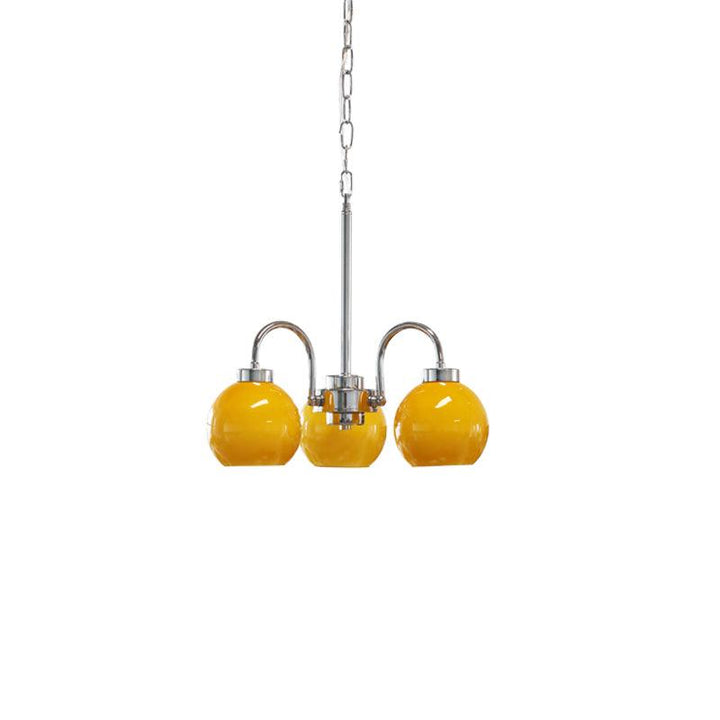 Lustra Chandelier Boules en Verre Jaune - Neutralighting