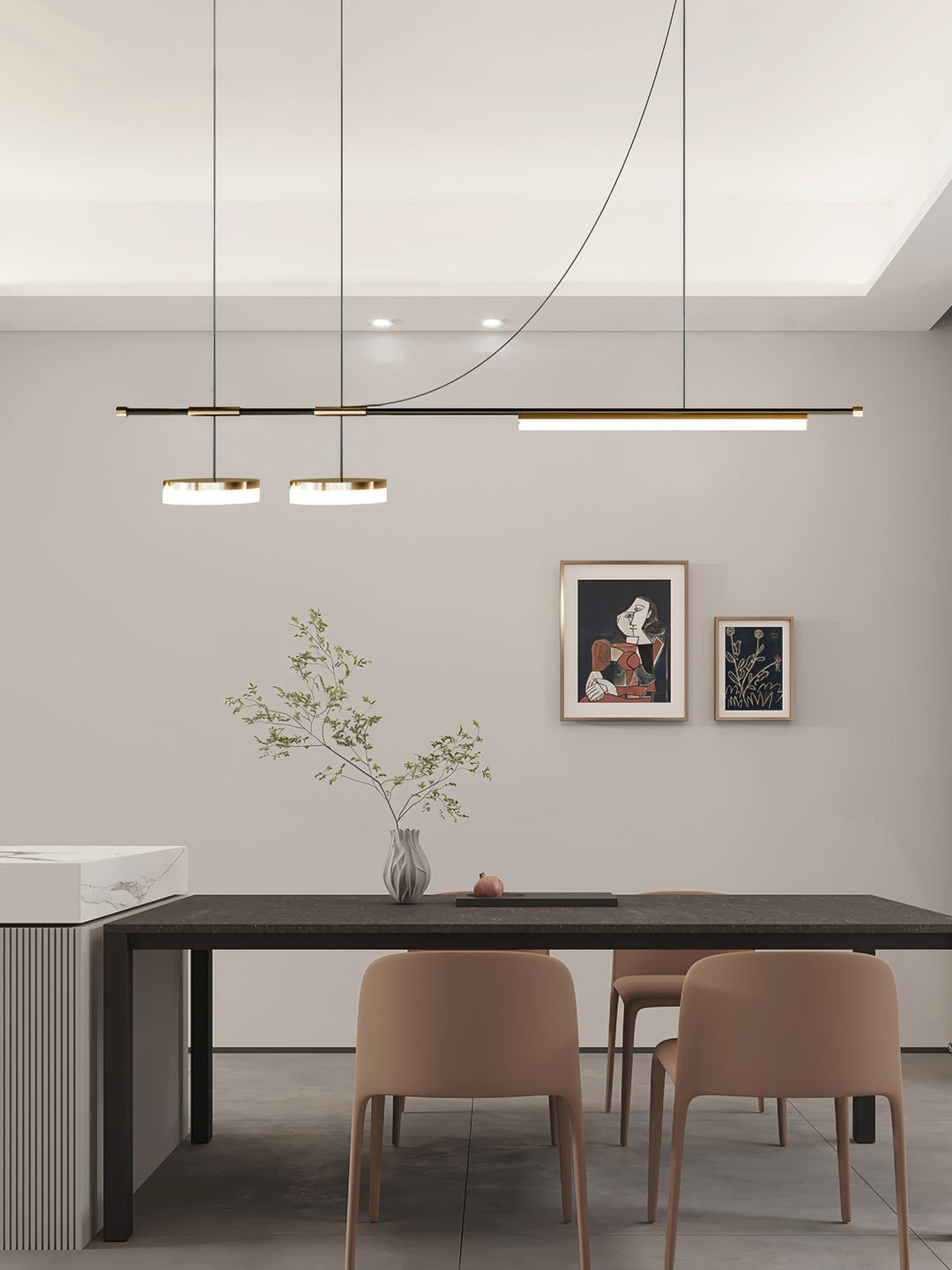 Della Suspension Linéaire Moderne - Neutralighting