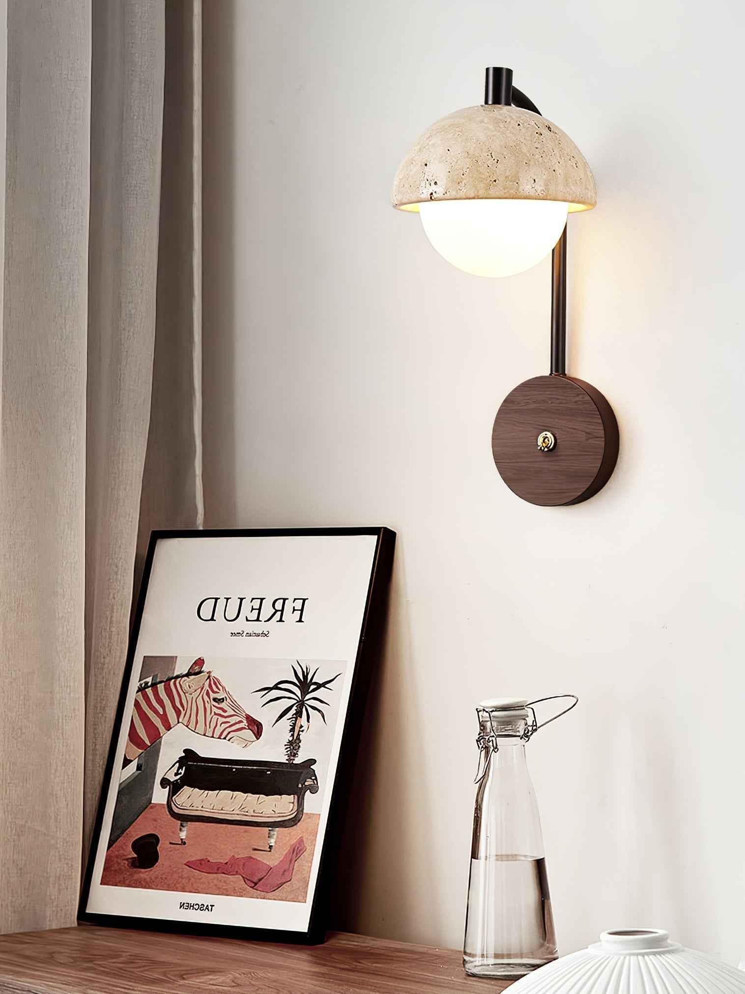 Arlo Verre 15cm Blanc LED