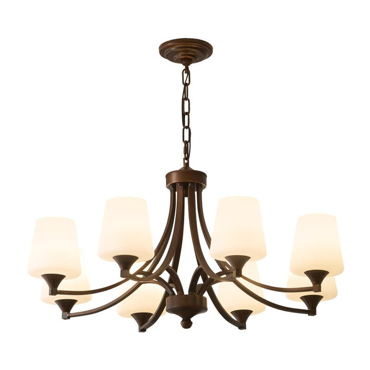Ardena Chandelier Verre Classique Vintage Élégance - Neutralighting