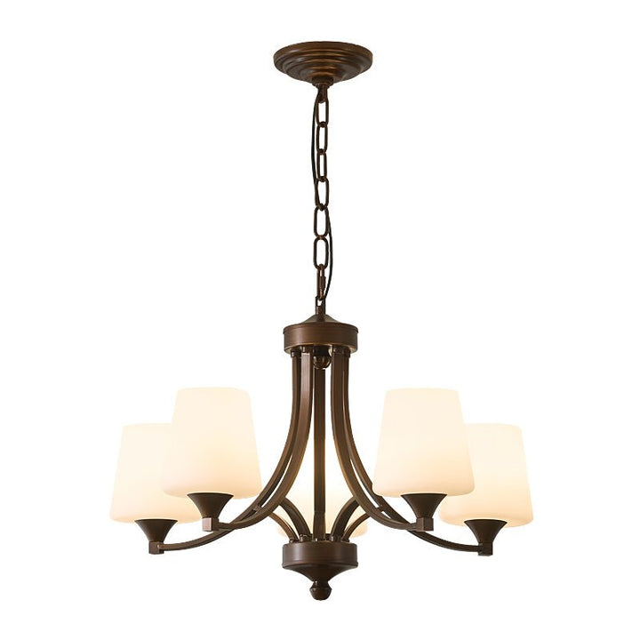 Ardena Chandelier Verre Classique Vintage Élégance - Neutralighting