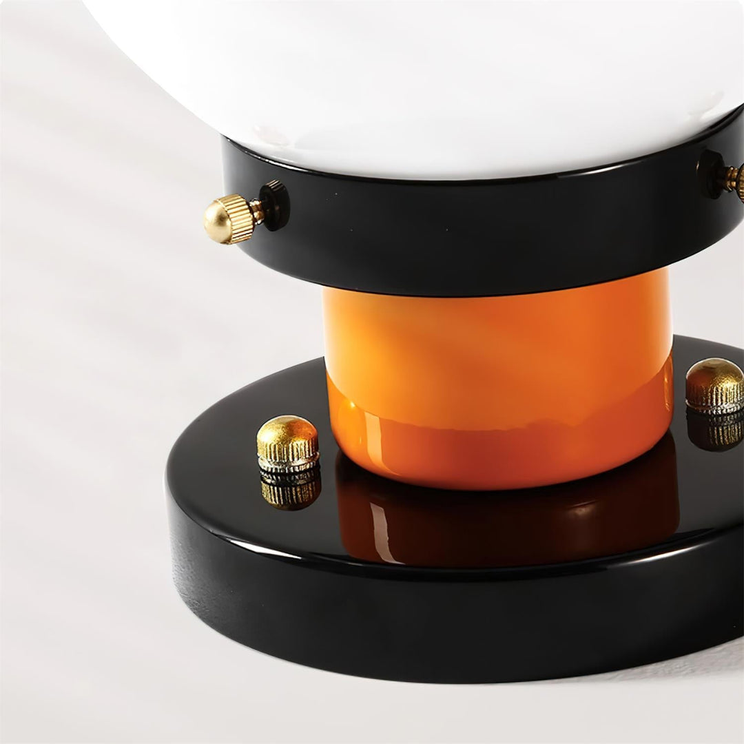 Aria Plafonnier Globe Verre Orange - Neutralighting