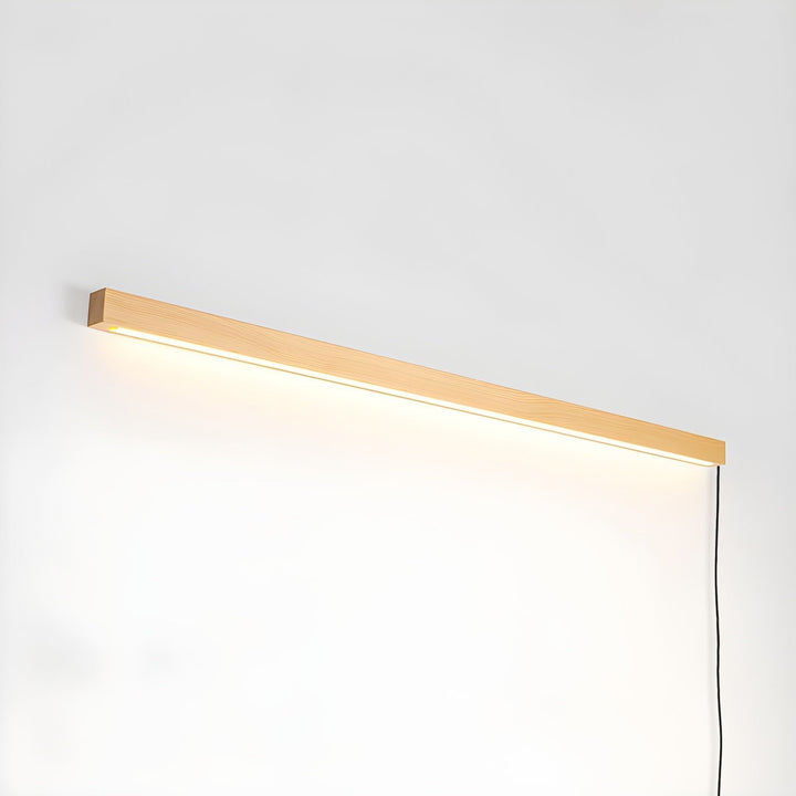 Lustra Wall Lamp Linear Wood Plug In - Neutralighting
