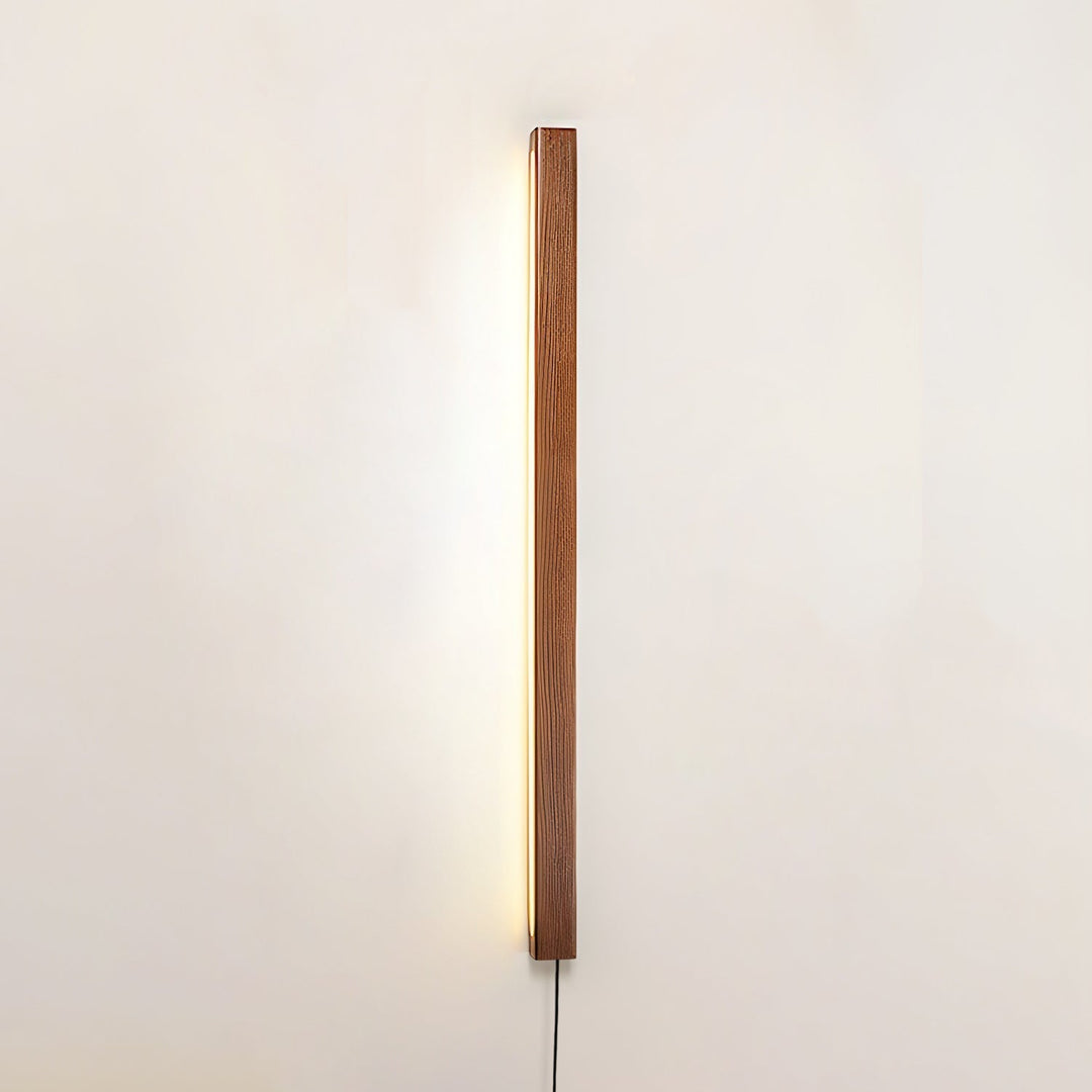 Lustra Wall Lamp Linear Wood Plug In - Neutralighting