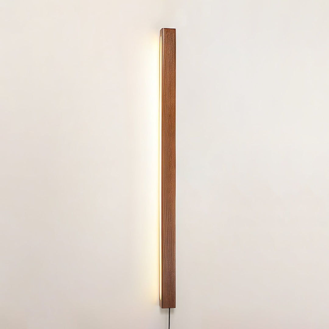 Lustra Wall Lamp Linear Wood Plug In - Neutralighting