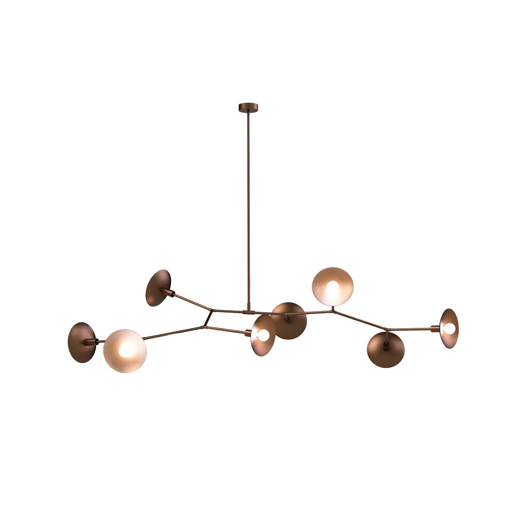 Tinduvyo Chandelier Métal Verre Minimaliste Moderne - Neutralighting