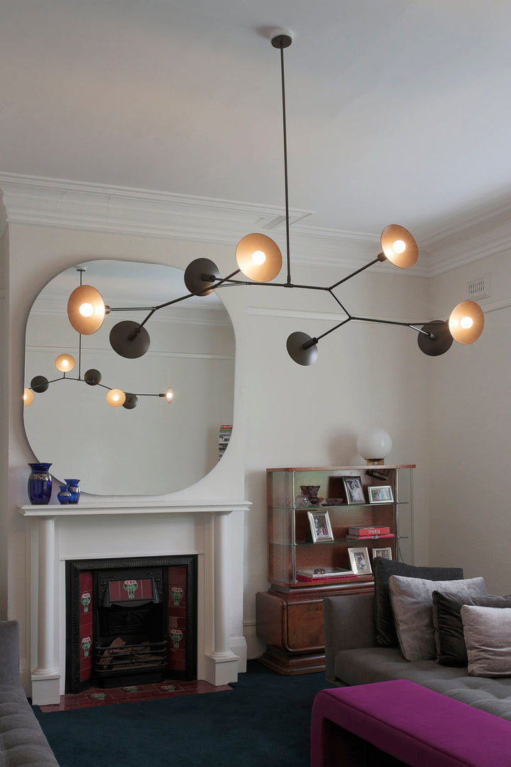 Tinduvyo Chandelier Métal Verre Minimaliste Moderne - Neutralighting