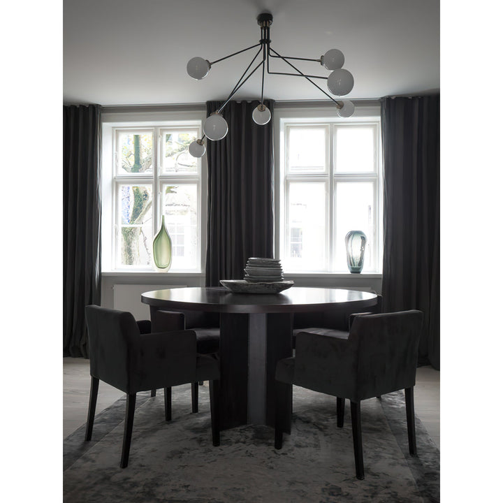 Vatnuvyo Moderne Minimaliste Laiton Métal Verre Plafonnier - Neutralighting