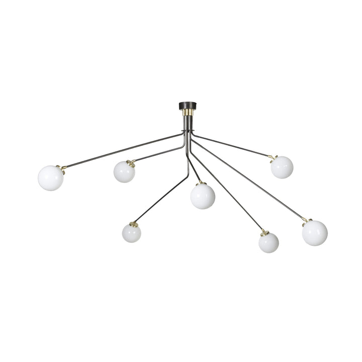 Vatnuvyo Moderne Minimaliste Laiton Métal Verre Plafonnier - Neutralighting
