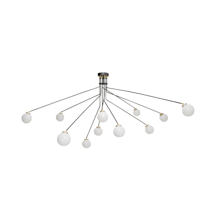 Vatnuvyo Moderne Minimaliste Laiton Métal Verre Plafonnier - Neutralighting