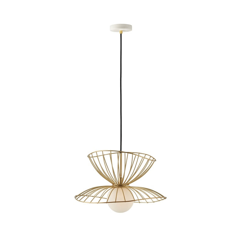Ritta Luminaires Suspension Vertigo LED Métal Noir/Or Salle à manger - Neutralighting