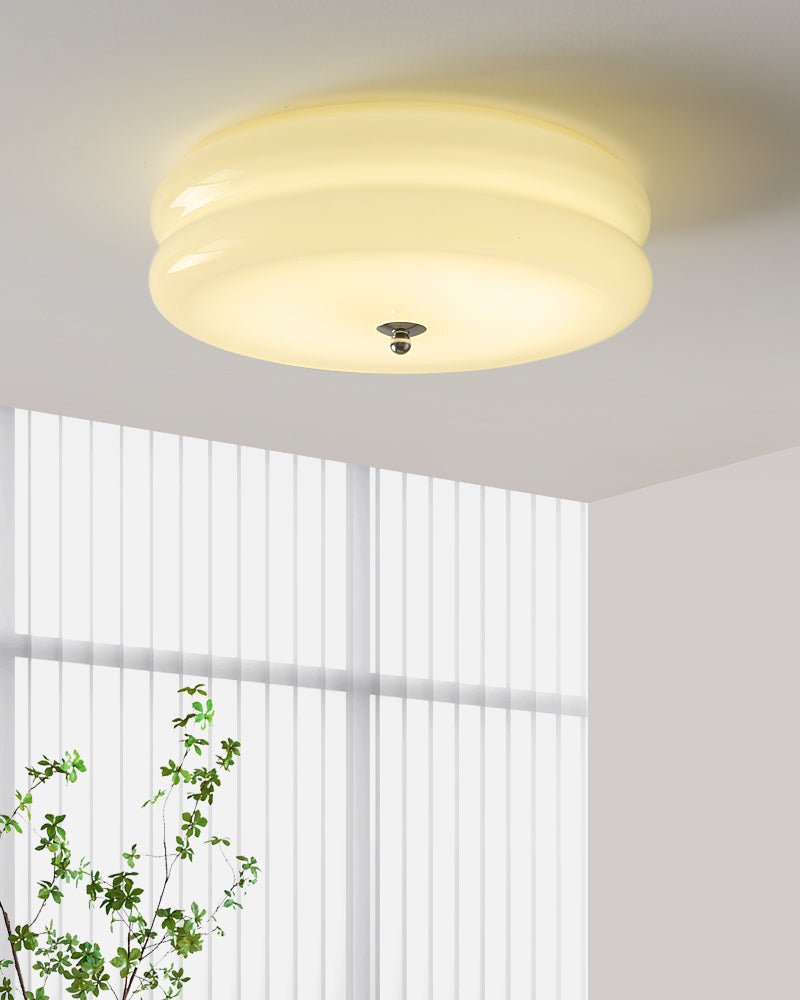 Lustra Plafonnier Art Déco Verre Vintage - Neutralighting