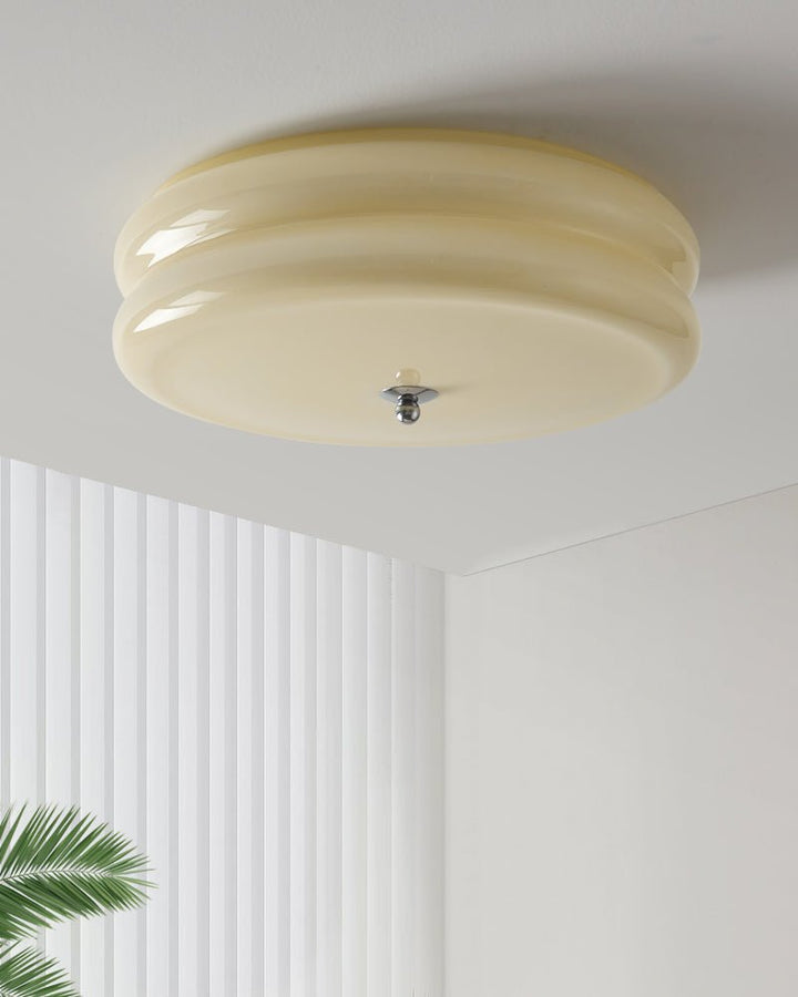 Lustra Plafonnier Art Déco Verre Vintage - Neutralighting
