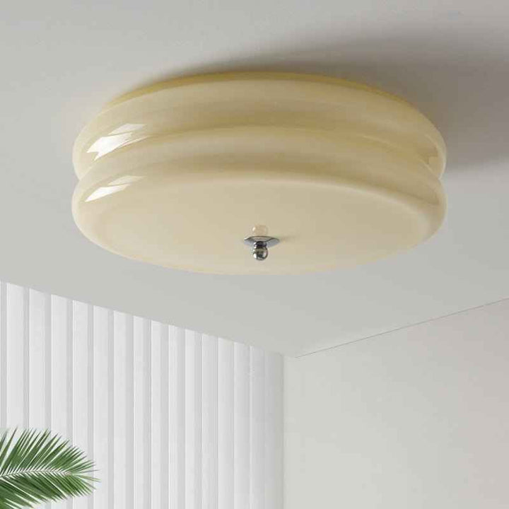 Lustra Verre 32cm Beige LED 24W