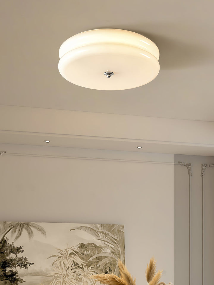 Lustra Plafonnier Art Déco Verre Vintage - Neutralighting