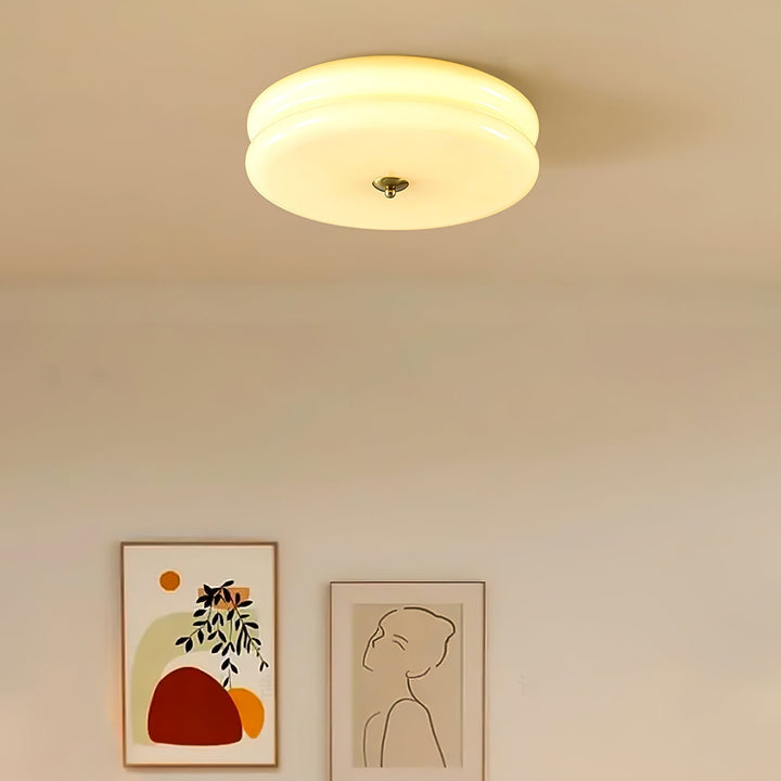 Lustra Plafonnier Art Déco Verre Vintage - Neutralighting