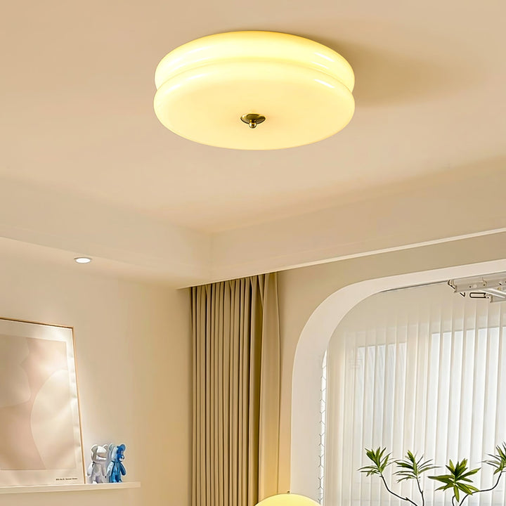 Lustra Plafonnier Art Déco Verre Vintage - Neutralighting