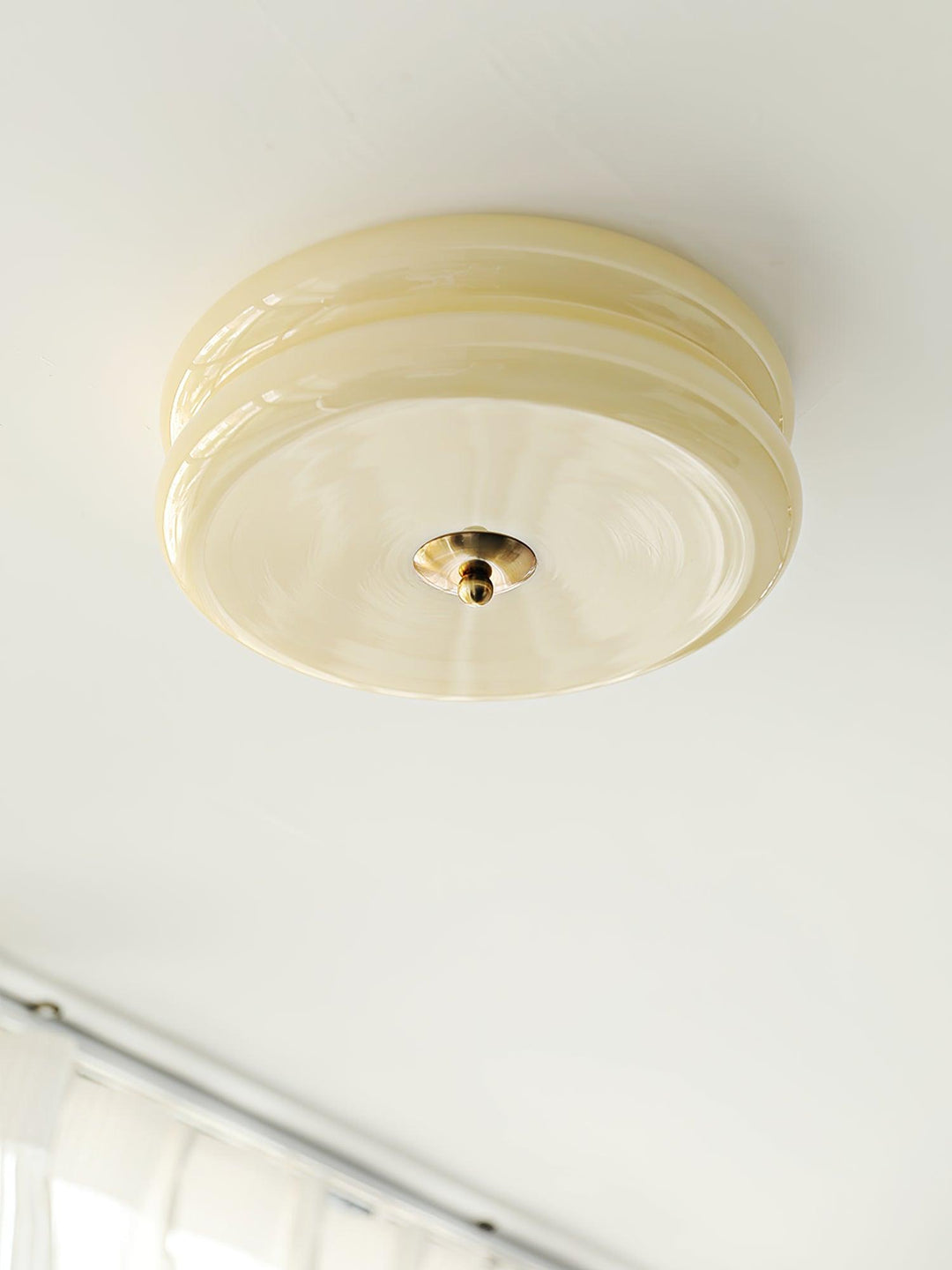 Lustra Plafonnier Art Déco Verre Vintage - Neutralighting