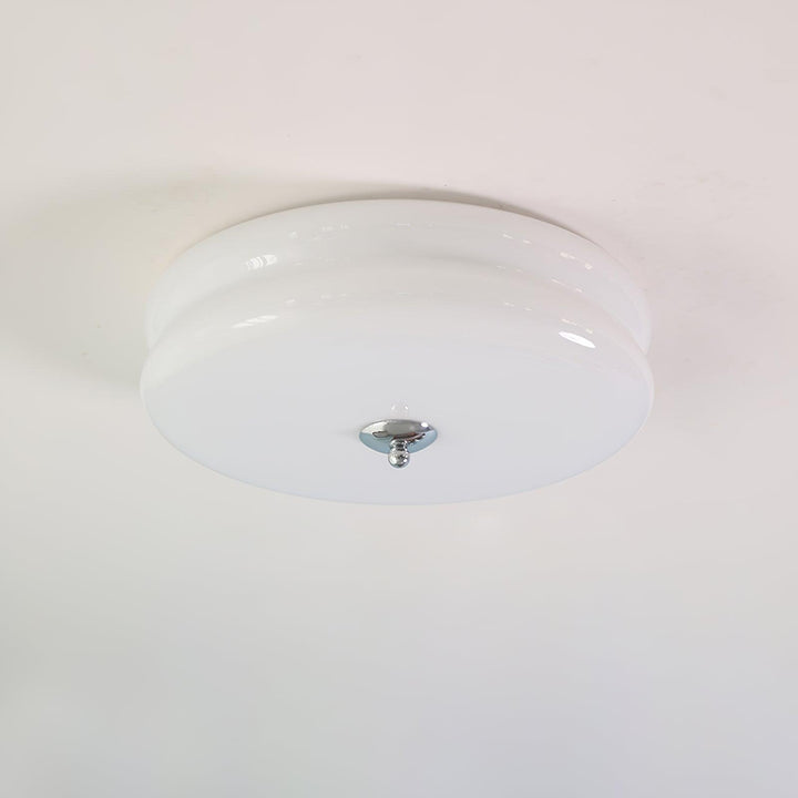 Lustra Plafonnier Art Déco Verre Vintage - Neutralighting