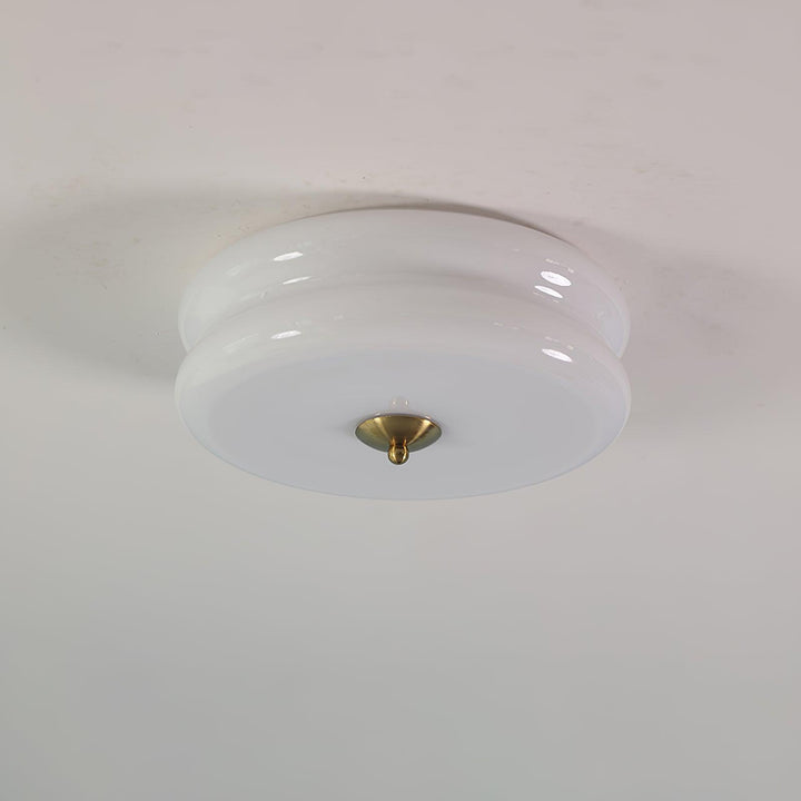 Lustra Plafonnier Art Déco Verre Vintage - Neutralighting