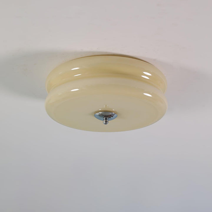 Lustra Plafonnier Art Déco Verre Vintage - Neutralighting