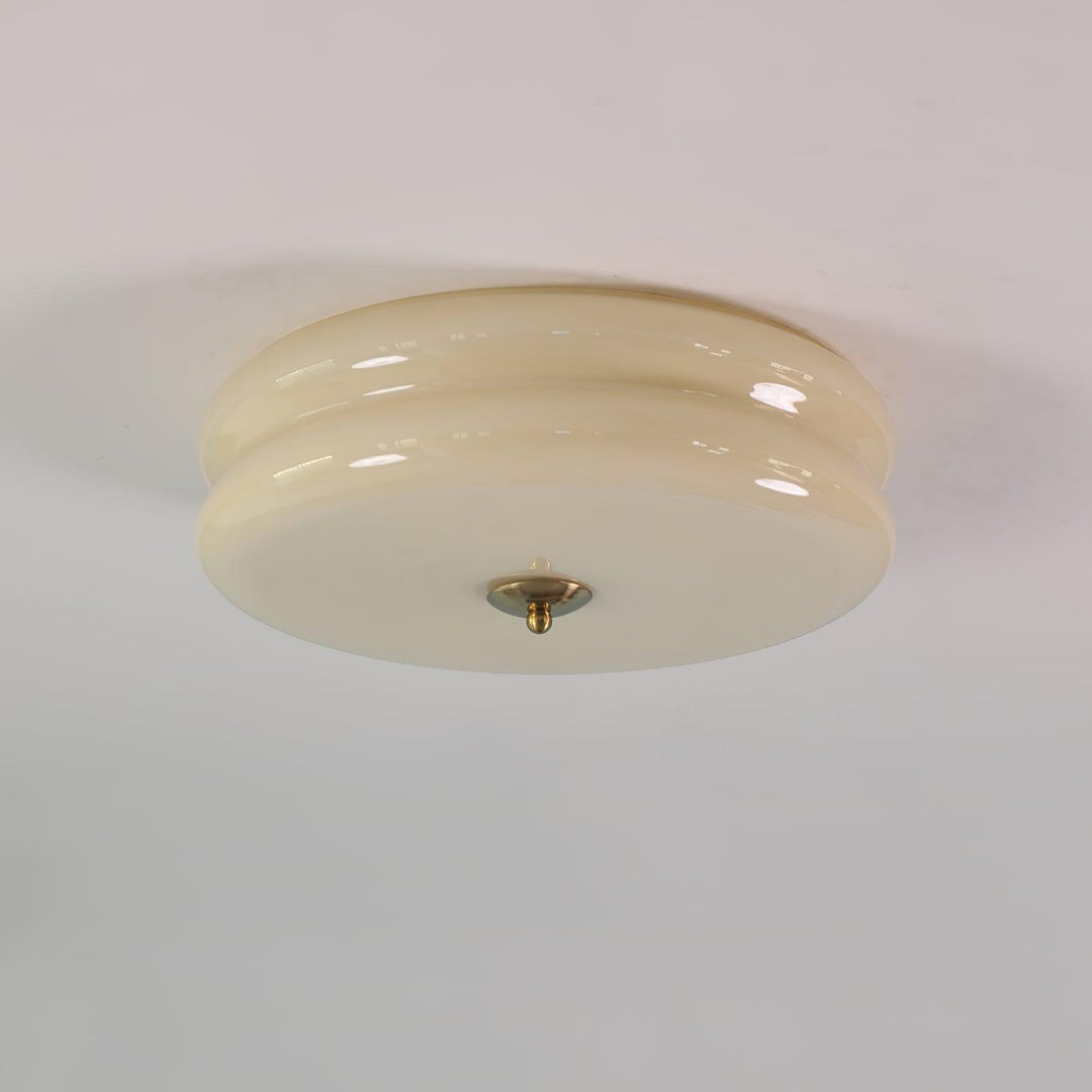 Lustra Plafonnier Art Déco Verre Vintage - Neutralighting