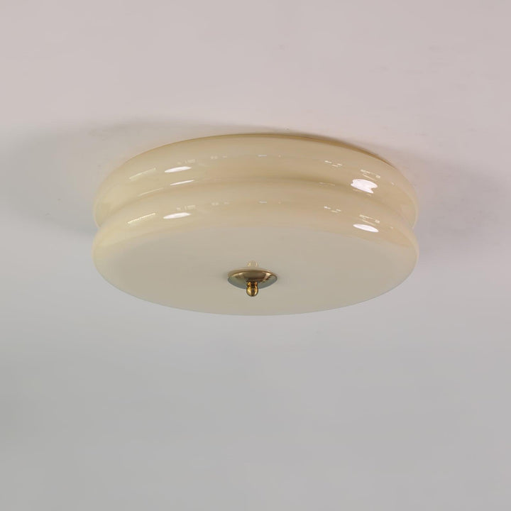 Lustra Plafonnier Art Déco Verre Vintage - Neutralighting