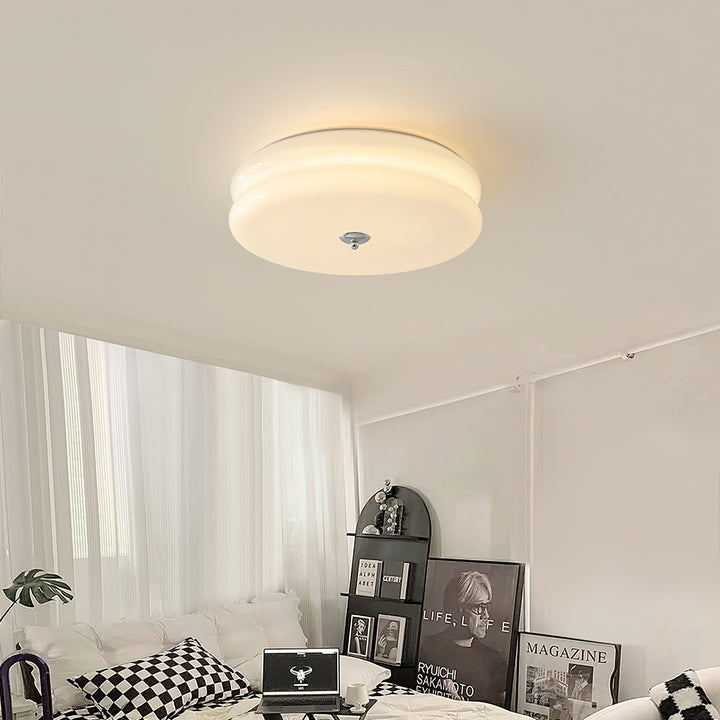 Lustra Plafonnier Art Déco Verre Vintage - Neutralighting