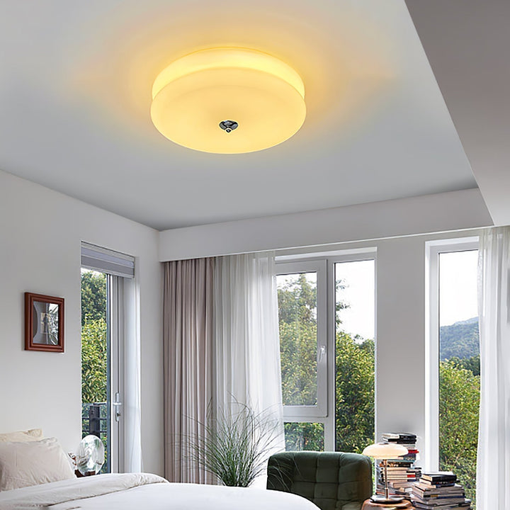 Lustra Plafonnier Art Déco Verre Vintage - Neutralighting